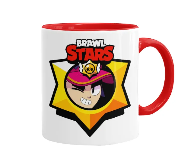 Brawl Stars Fang — Κούπα χρωματιστή κόκκινη, κεραμική, 330ml
