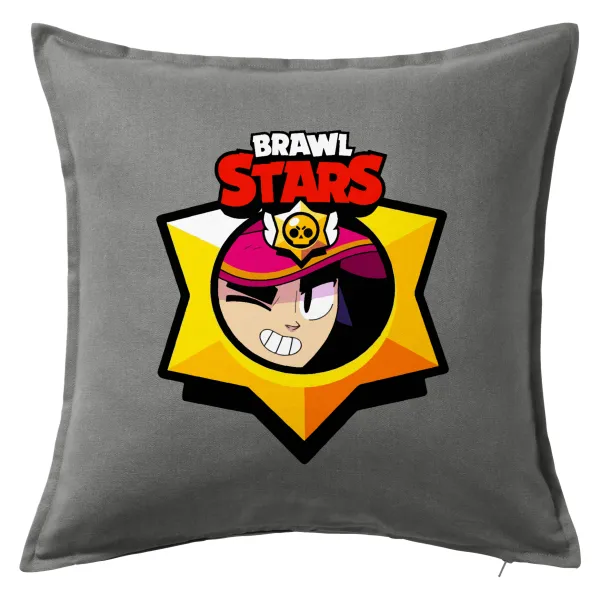 Brawl Stars Fang — Sofa cushion Grey 50x50cm includes filling