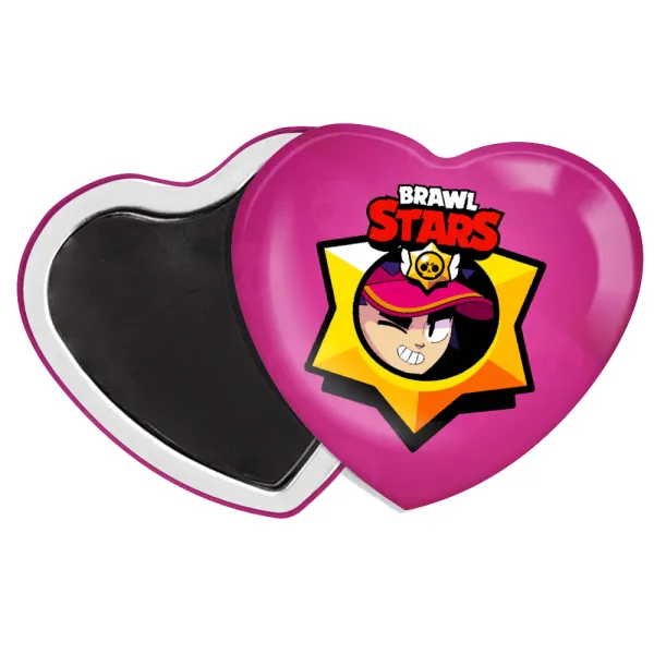 Brawl Stars Fang — Μαγνητάκι καρδιά (57x52mm)