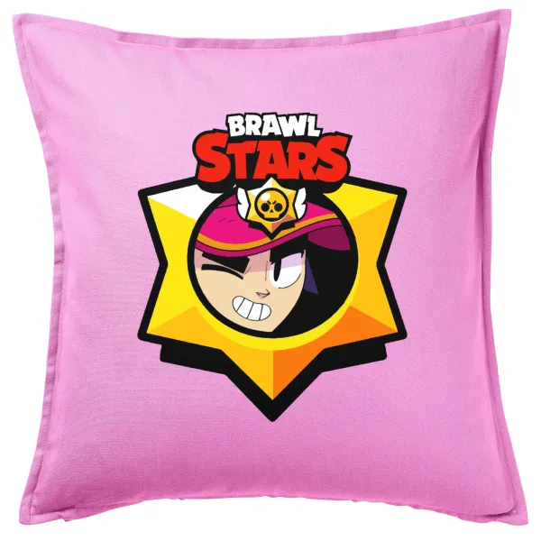 Brawl Stars Fang — Sofa cushion Pink 50x50cm includes filling