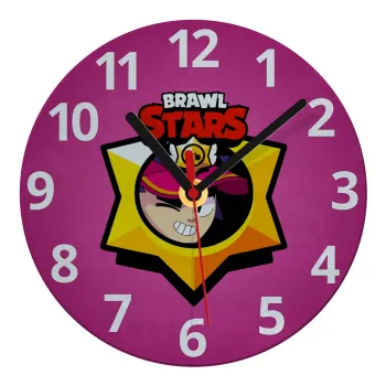 Brawl Stars Fang, Ρολόι τοίχου γυάλινο (20cm)