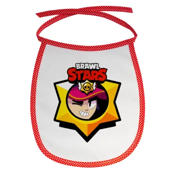 Brawl Stars Fang, Σαλιάρα μωρού αλέκιαστη με κορδόνι Κόκκινη