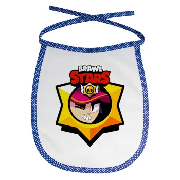 Brawl Stars Fang, Σαλιάρα μωρού αλέκιαστη με κορδόνι Μπλε