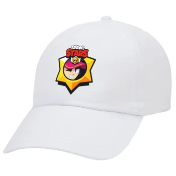 Brawl Stars Fang, Καπέλο Ενηλίκων Baseball Λευκό 5-φύλλο (POLYESTER, ΕΝΗΛΙΚΩΝ, UNISEX, ONE SIZE)
