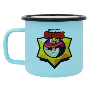 Brawl Stars Fang, Κούπα Μεταλλική εμαγιέ ΜΑΤ σιέλ 360ml