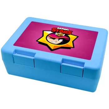 Brawl Stars Fang, Children's cookie container LIGHT BLUE 185x128x65mm (BPA free plastic)