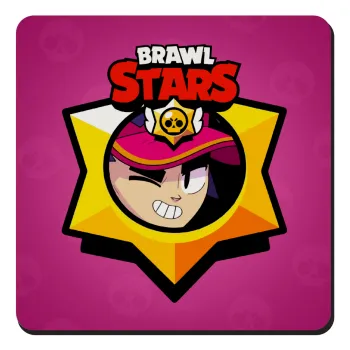 Brawl Stars Fang, Τετράγωνο μαγνητάκι ξύλινο 9x9cm