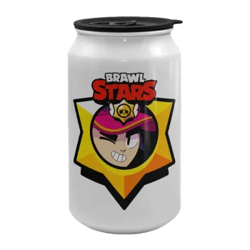 Brawl Stars Fang, Κούπα ταξιδιού μεταλλική με καπάκι (tin-can) 500ml