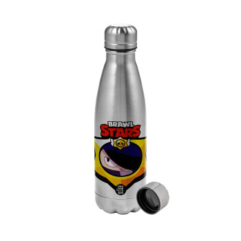 Brawl Stars Edgar, Metallic water bottle, stainless steel, 750ml