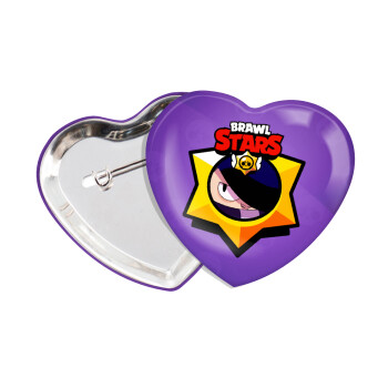 Brawl Stars Edgar, Κονκάρδα παραμάνα καρδιά (57x52mm)