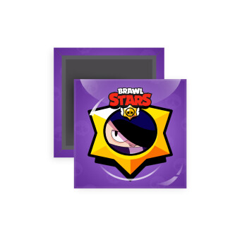 Brawl Stars Edgar, Μαγνητάκι ψυγείου τετράγωνο διάστασης 5x5cm