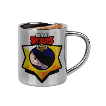 Brawl Stars Edgar, Double-wall metal cup for espresso (220ml)