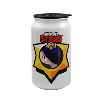 Brawl Stars Edgar, Κούπα ταξιδιού μεταλλική με καπάκι (tin-can) 500ml