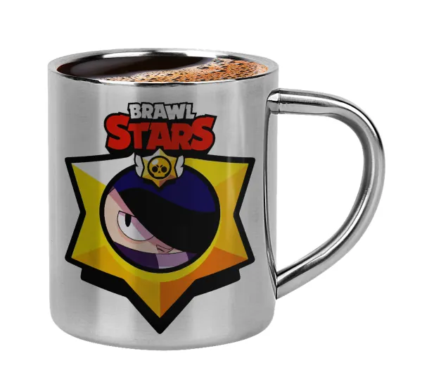 Brawl Stars Edgar — Κουπάκι μεταλλικό διπλού τοιχώματος για espresso (220ml)