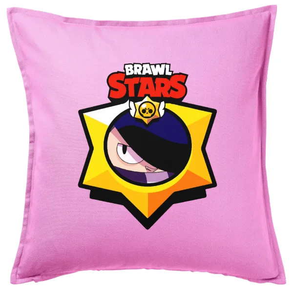 Brawl Stars Edgar — Sofa cushion Pink 50x50cm includes filling