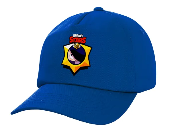 Brawl Stars Edgar — Twill Children's Cap, ROYAL BLUE (100% COTTON, CHILDREN, UNISEX)