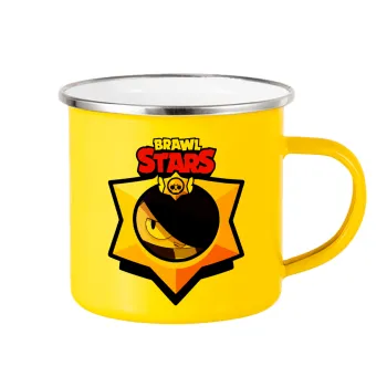 Brawl Stars Edgar, Yellow Enamel Metallic Cup 360ml