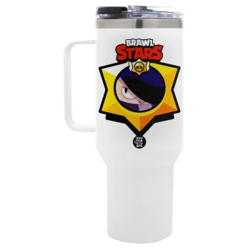 Brawl Stars Edgar, Mega Tumbler με καπάκι, διπλού τοιχώματος (θερμό) 1,2L