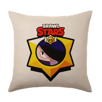 Brawl Stars Edgar, Μαξιλάρι καναπέ ΛΙΝΟ 40x40cm περιέχεται το  γέμισμα