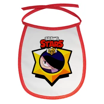 Brawl Stars Edgar, Σαλιάρα μωρού αλέκιαστη με κορδόνι Κόκκινη