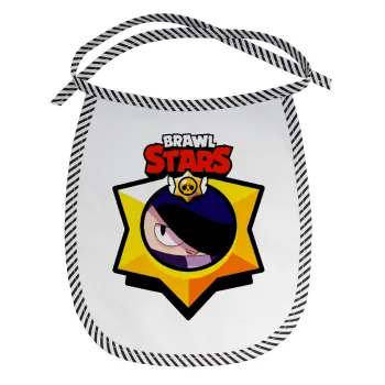 Brawl Stars Edgar, Σαλιάρα μωρού αλέκιαστη με κορδόνι Μαύρη