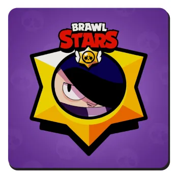 Brawl Stars Edgar, Τετράγωνο μαγνητάκι ξύλινο 9x9cm