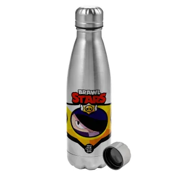 Brawl Stars Edgar, Metallic water bottle, stainless steel, 750ml