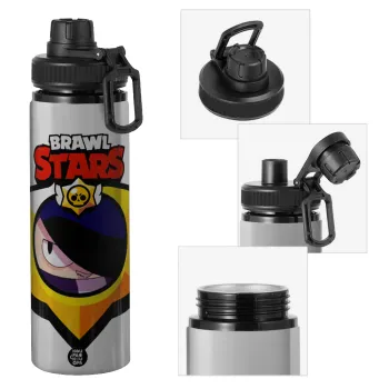 Brawl Stars Edgar, Μεταλλικό παγούρι νερού με καπάκι ασφαλείας, αλουμινίου 850ml