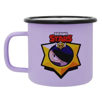 Brawl Stars Edgar, Κούπα Μεταλλική εμαγιέ ΜΑΤ Light Pastel Purple 360ml