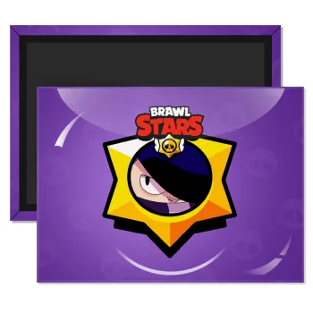 Brawl Stars Edgar, Ορθογώνιο μαγνητάκι ψυγείου διάστασης 9x6cm