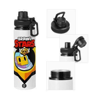 Brawl Stars Sprout, Metal water bottle with safety cap, aluminum 850ml