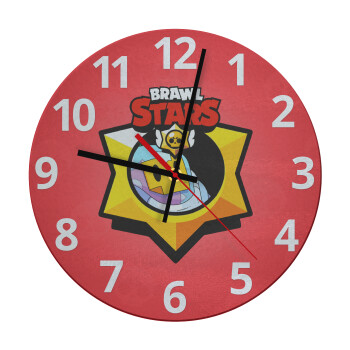 Brawl Stars Sprout, Ρολόι τοίχου γυάλινο (30cm)