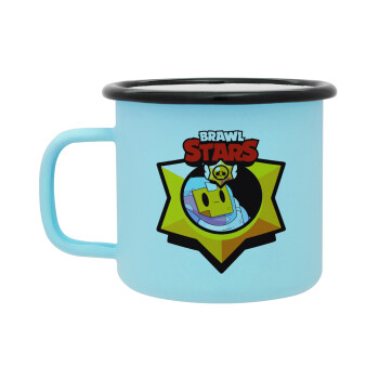 Brawl Stars Sprout, Κούπα Μεταλλική εμαγιέ ΜΑΤ σιέλ 360ml