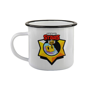 Brawl Stars Sprout, Κούπα εμαγιέ με μαύρο χείλος 360ml