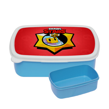 Brawl Stars Sprout, ΜΠΛΕ παιδικό δοχείο φαγητού (lunchbox) πλαστικό (BPA-FREE) Lunch Βox M18 x Π13 x Υ6cm