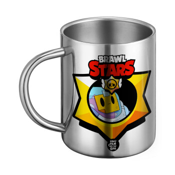 Brawl Stars Sprout, BIG Mug Stainless steel double wall (450ml)