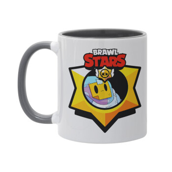 Brawl Stars Sprout, Mug colored grey, ceramic, 330ml