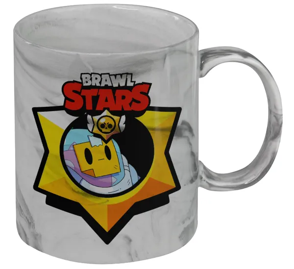 Brawl Stars Sprout — Mug ceramic marble style, 330ml