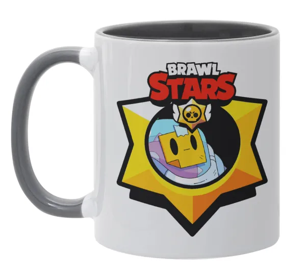 Brawl Stars Sprout — Mug colored grey, ceramic, 330ml