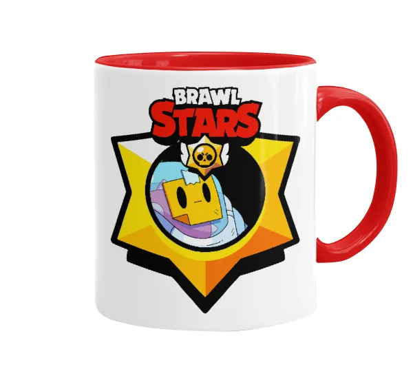 Brawl Stars Sprout — Κούπα χρωματιστή κόκκινη, κεραμική, 330ml