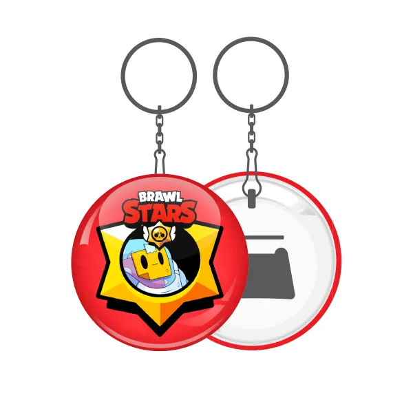 Brawl Stars Sprout — Metal keychain 5cm with bottle opener