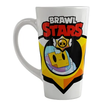 Brawl Stars Sprout, Κούπα κωνική Latte Μεγάλη, κεραμική, 450ml