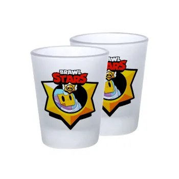 Brawl Stars Sprout, Σφηνοπότηρα γυάλινα 45ml του πάγου (2 τεμάχια)