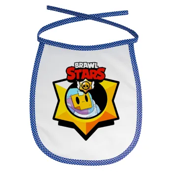 Brawl Stars Sprout, Σαλιάρα μωρού αλέκιαστη με κορδόνι Μπλε