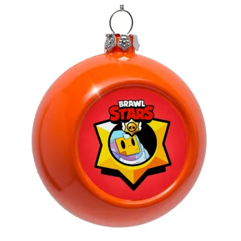 Brawl Stars Sprout, Orange Christmas tree ornament bauble 8cm