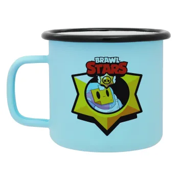 Brawl Stars Sprout, Κούπα Μεταλλική εμαγιέ ΜΑΤ σιέλ 360ml