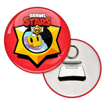 Brawl Stars Sprout, Μαγνητάκι και ανοιχτήρι μπύρας στρογγυλό διάστασης 5,9cm
