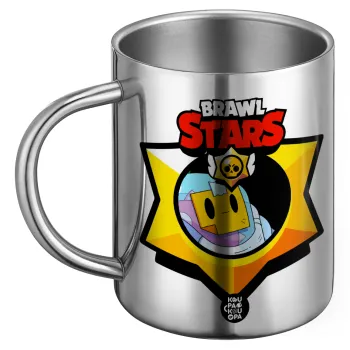 Brawl Stars Sprout, Ανοξείδωτη Μεταλλική Κούπα 450ml - Διπλού Τοιχώματος