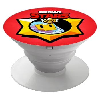 Brawl Stars Sprout, Phone Holders Stand  Λευκό Βάση Στήριξης Κινητού στο Χέρι