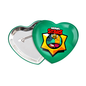 Brawl Stars Leon, Κονκάρδα παραμάνα καρδιά (57x52mm)